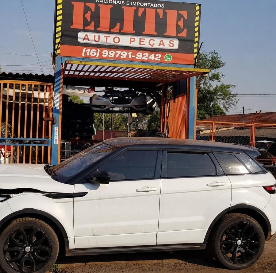 Fachada da Elite Auto Peças em Ribeirão Preto - SP, desmonte credenciado Detran